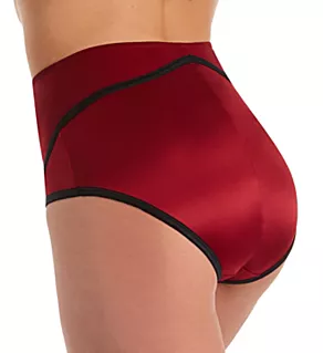 Charlotte High Waist Brief Panty Rio Red 4X