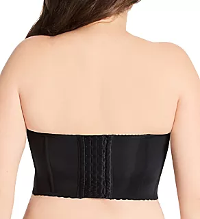 Elissa Strapless Bustier Underwire Bra Black 32C