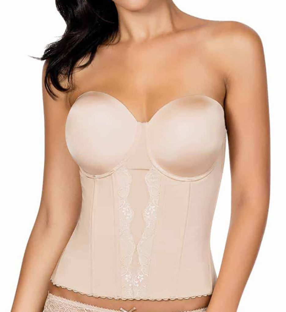 Elissa Low-Back Bustier Bra-fs