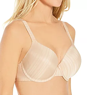 Aline Shadow-Striped Underwire T-Shirt Bra Nude/Nude 44DD