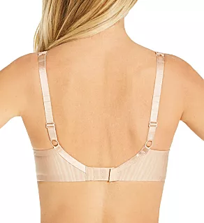 Aline Shadow-Striped Underwire T-Shirt Bra Nude/Nude 44DD