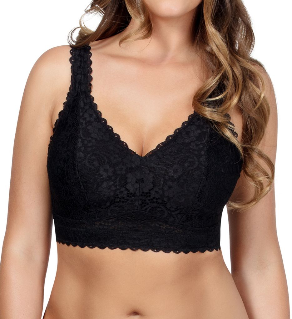 Adriana Lace Bralette with J-Hook Sapphire 38FF by Parfait