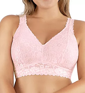 Adriana Lace Bralette with J-Hook Petal Pink 38H