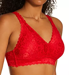 Adriana Lace Bralette with J-Hook Racing Red 30D