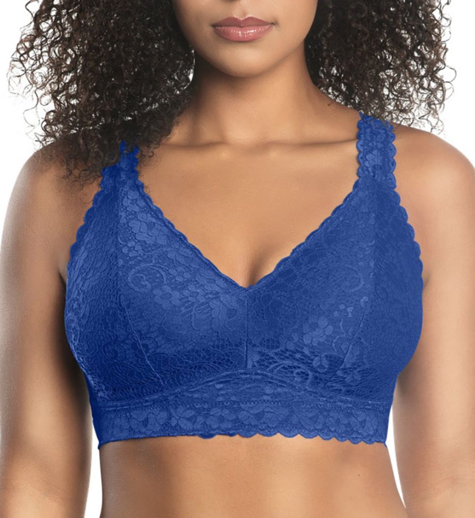 Adriana Lace Bralette with J-Hook Sapphire 30G by Parfait
