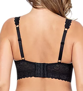 Adriana Lace Bralette with J-Hook Black 30D