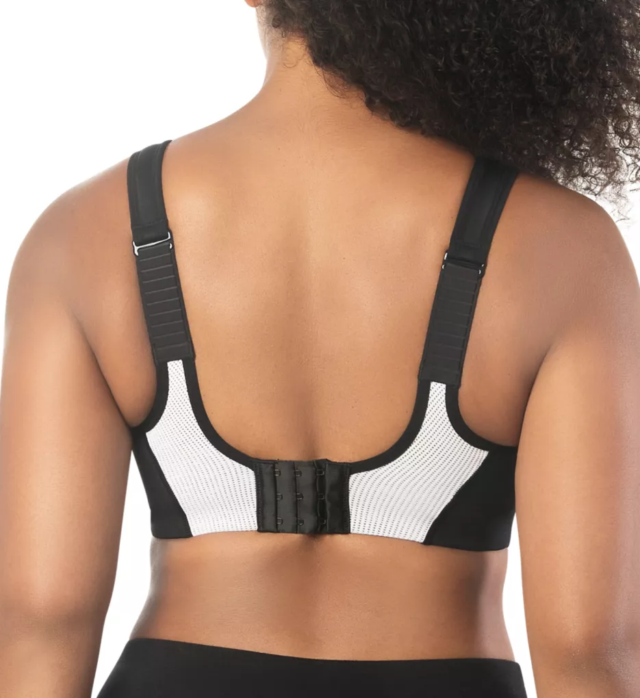 $52 Parfait Women's Black Active Breeze Wireless Sports Bra Size 40D 