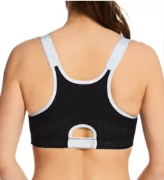 Wave Front Zipper Sports Bra