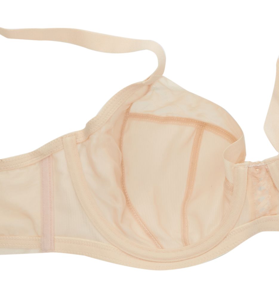 Parfait Shea Sheer Unlined Plunge Underwire Bra (P6062)- Bare - Breakout  Bras