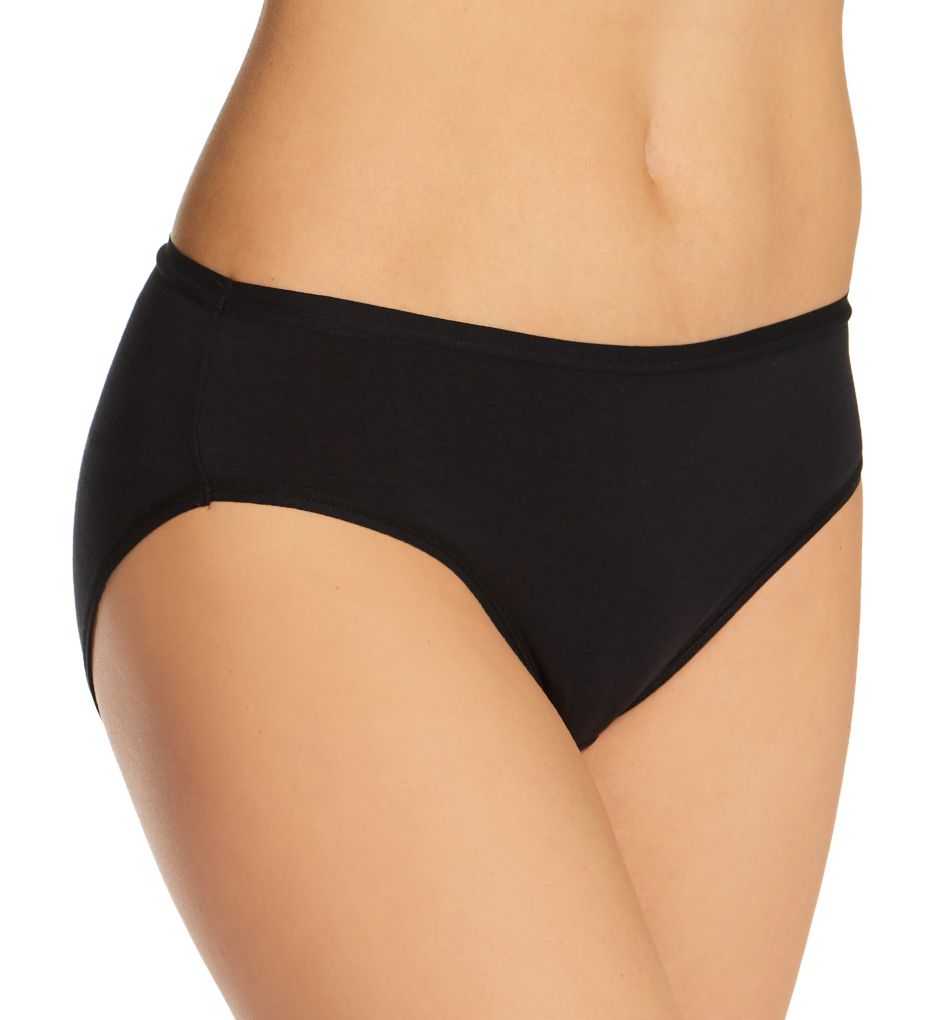 Parfait Women's Cozy Hipster Panty in Black | Plus Size Small | HerRoom.com