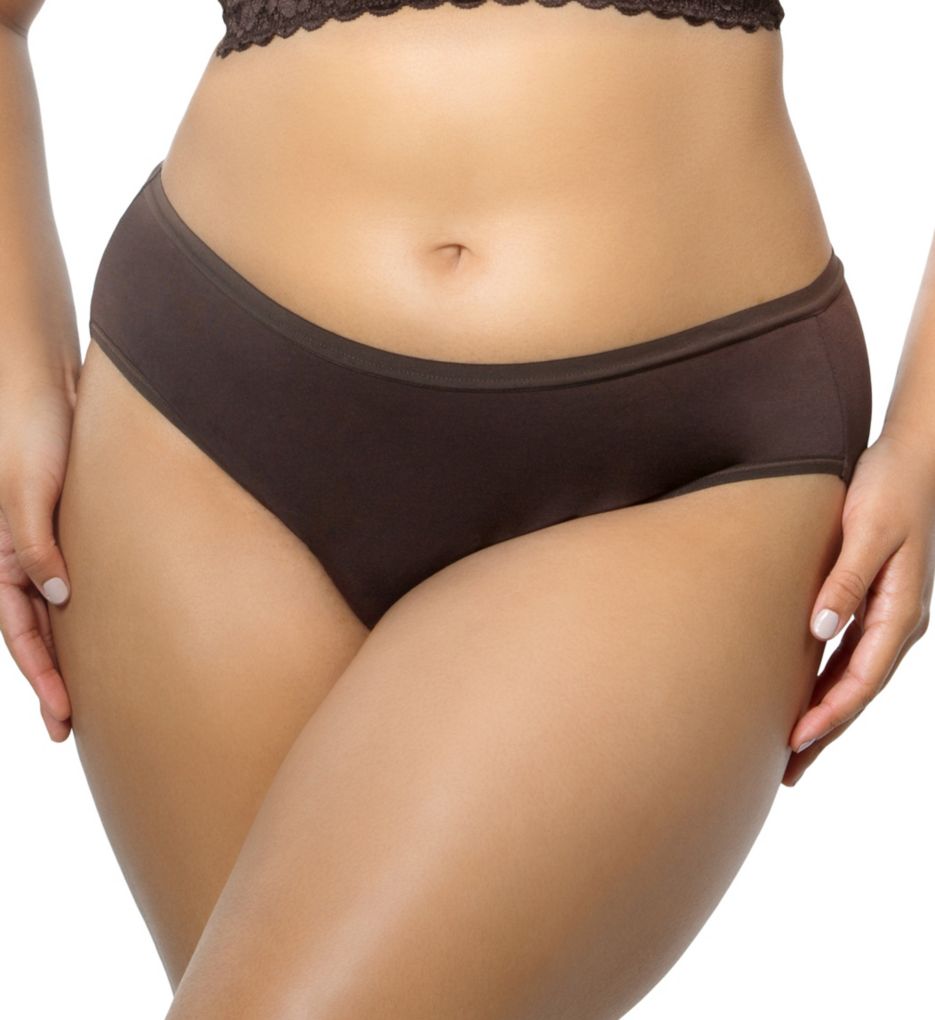 Parfait Women's Cozy Hipster Panty in Beige | Plus Size Large | HerRoom.com