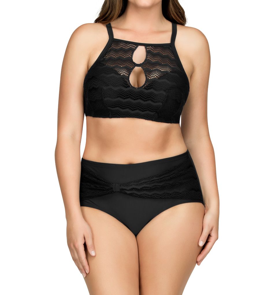 Keira Halter-Neck Bikini Swim Top-cs1