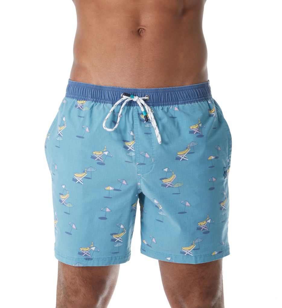 Tan Bananas Swim Trunk-fs