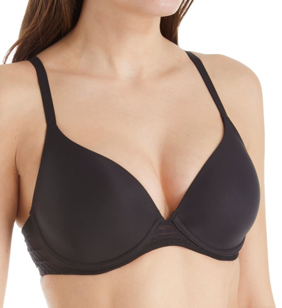 Passionata by Chantelle : Passionata by Chantelle 4089 Freedom Smooth Plunge Contour Bra (Black 30D)