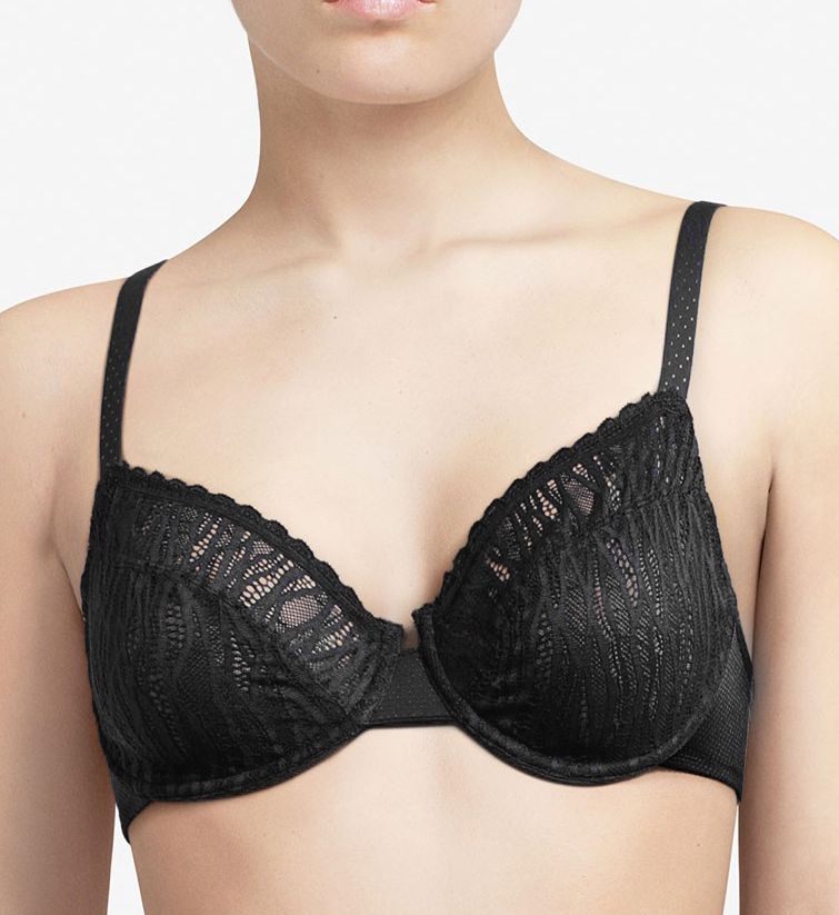 Passionata by Chantelle (2248090) -- Passionata by Chantelle 40C1 Ironic Underwire Bra (Black 32C)