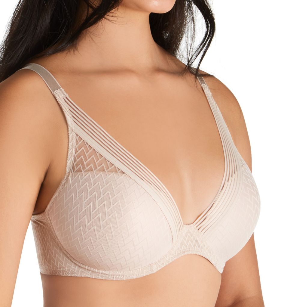 Passionata by Chantelle : Passionata by Chantelle 48D9 Manhattan Plunge Contour Underwire Bra (Cappuccino 34C)