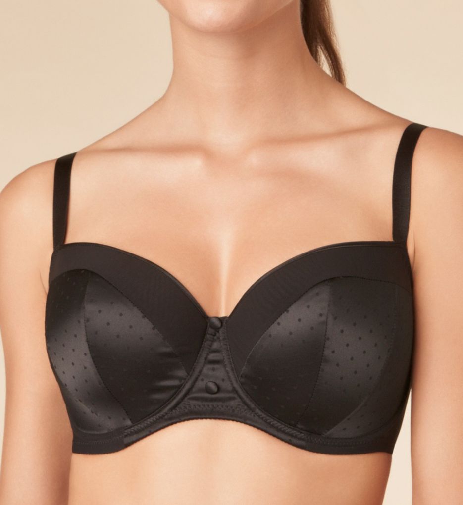 About Midnight Padded Demi Bra-acs