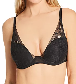 Thelma Plunge Bra Black 32F