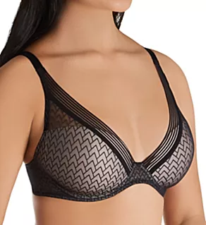 Manhattan Plunge Contour Underwire Bra Black 32G