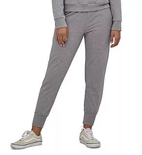 Ahnya Organic Cotton Fleece Jogger Pants Salt Grey S
