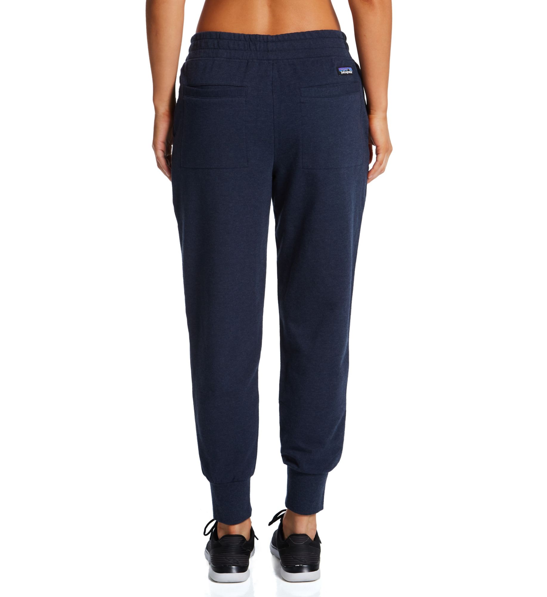 Patagonia Ahnya Organic Cotton Fleece Jogger Pants Smoulder Blue 2X  - Image 2