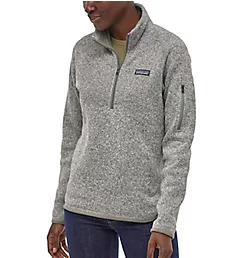 Better Sweater Fleece 1/4 Zip Pullover Birch White S