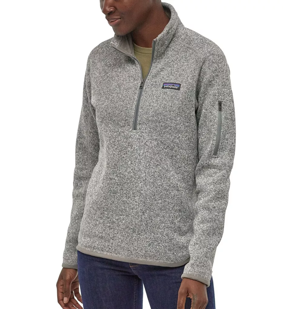 Better Sweater Fleece 1/4 Zip Pullover Birch White S