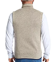 Better Sweater Knit Full Zip Fleece Vest Oar Tan S