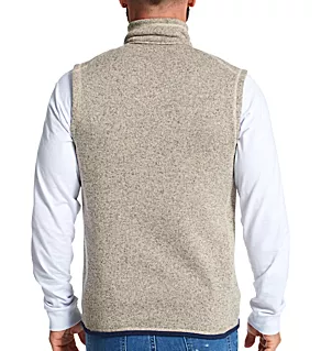 Better Sweater Knit Full Zip Fleece Vest Oar Tan 2XL