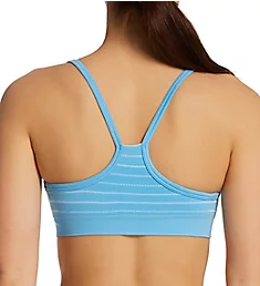 Body Active Mesh Sports Bra Stripe: Lago Blue S