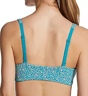 Maipo Low Impact Adjustable Sports Bra Sea Texture/Blue M
