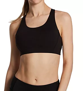 Shadowlite Mid Impact Adjustable Sports Bra Black 2X