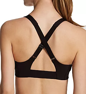 Shadowlite Mid Impact Adjustable Sports Bra Black 2X
