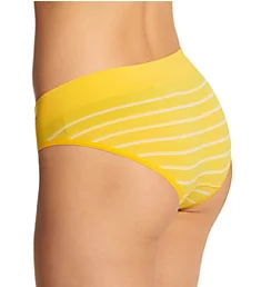 Body Active Hipster Panty Stripe: Shine Yellow XS