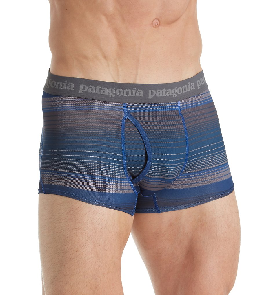 Patagonia 32479 Capilene Daily Performance Boxer Briefs (Stripe: Viking Blue)