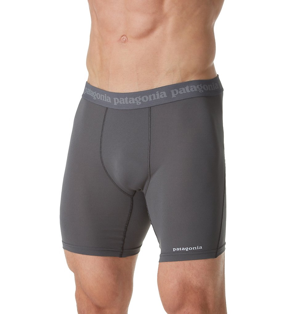 Patagonia 32535 Capilene Lightweight Performance Boxer Briefs (Forge Grey)