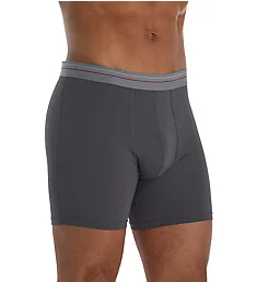 Sender 6 Inch Breathable Boxer Brief Forge Grey S