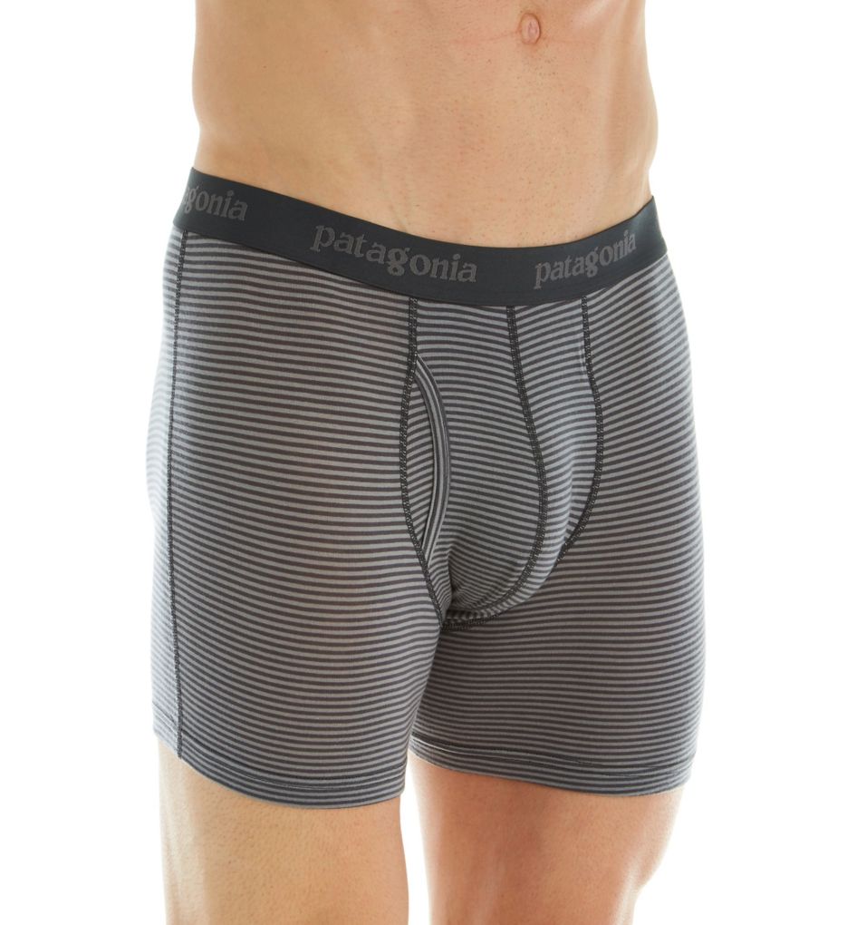 Patagonia M's Essential Boxer Briefs - 3 in. Icy Geo/Dark Borealis