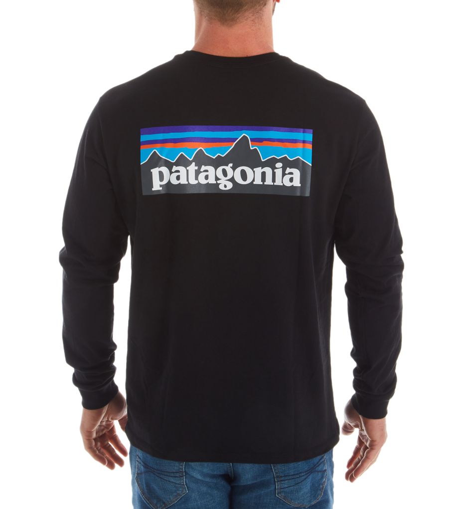 Patagonia P-6 Logo Long Sleeve Responsibili-Tee T-Shirt 38518 - Image 2