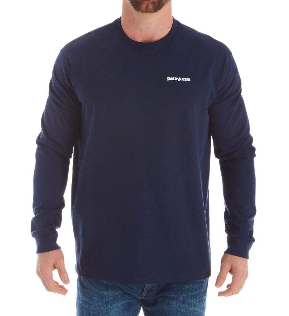 Patagonia P-6 Logo Long Sleeve Responsibili-Tee T-Shirt 38518 - Image 1
