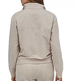 Ahnya Organic Cotton Fleece Pullover Sweatshirt Dyno White 2X