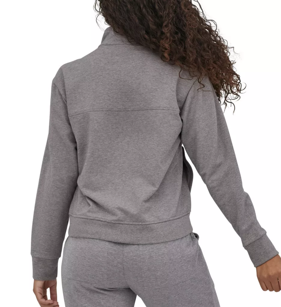 Ahnya Organic Cotton Fleece Pullover Sweatshirt Salt Grey 2X