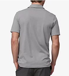 Essential Lightweight Polo Shirt Salt Grey S
