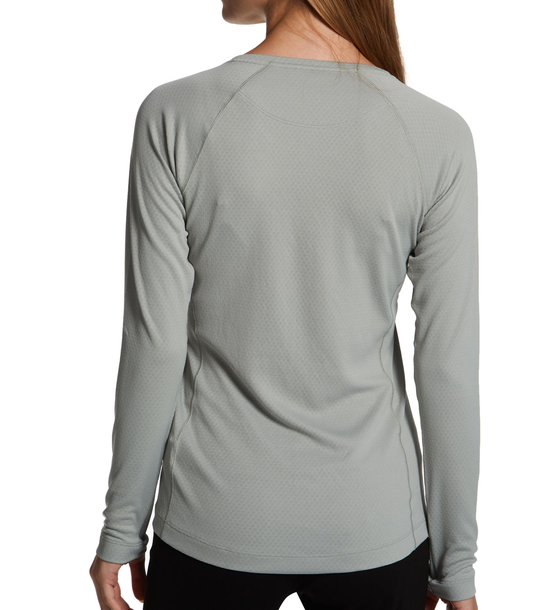 Patagonia Capilene Midweight Slim Fit Crew Tee Sleet Green M  - Image 2