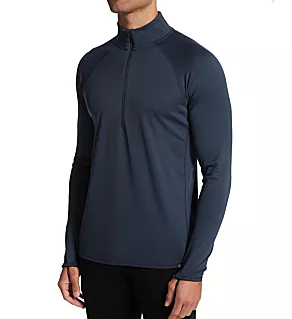 Capilene Mid Weight Zip Neck Pullover Smolder Blue 2XL