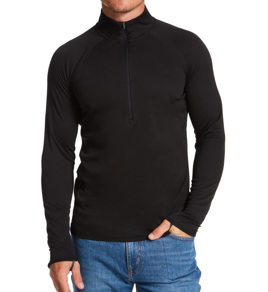 Cap Mid Weight Zip Neck Pullover-fs