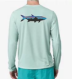 Capilene Cool Daily Graphic Long Sleeve T-Shirt Fitz/Wispy Green S
