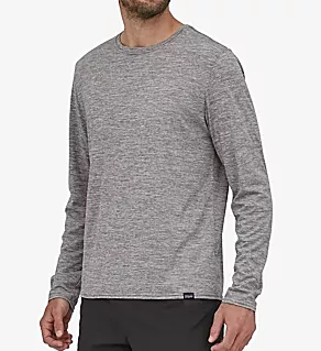 Capilene Cool Daily Wicking Long Sleeve Shirt FTGY S