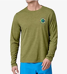 Capilene Cool Daily Graphic Long Sleeve T-Shirt Fitz/Buckhorn Green S