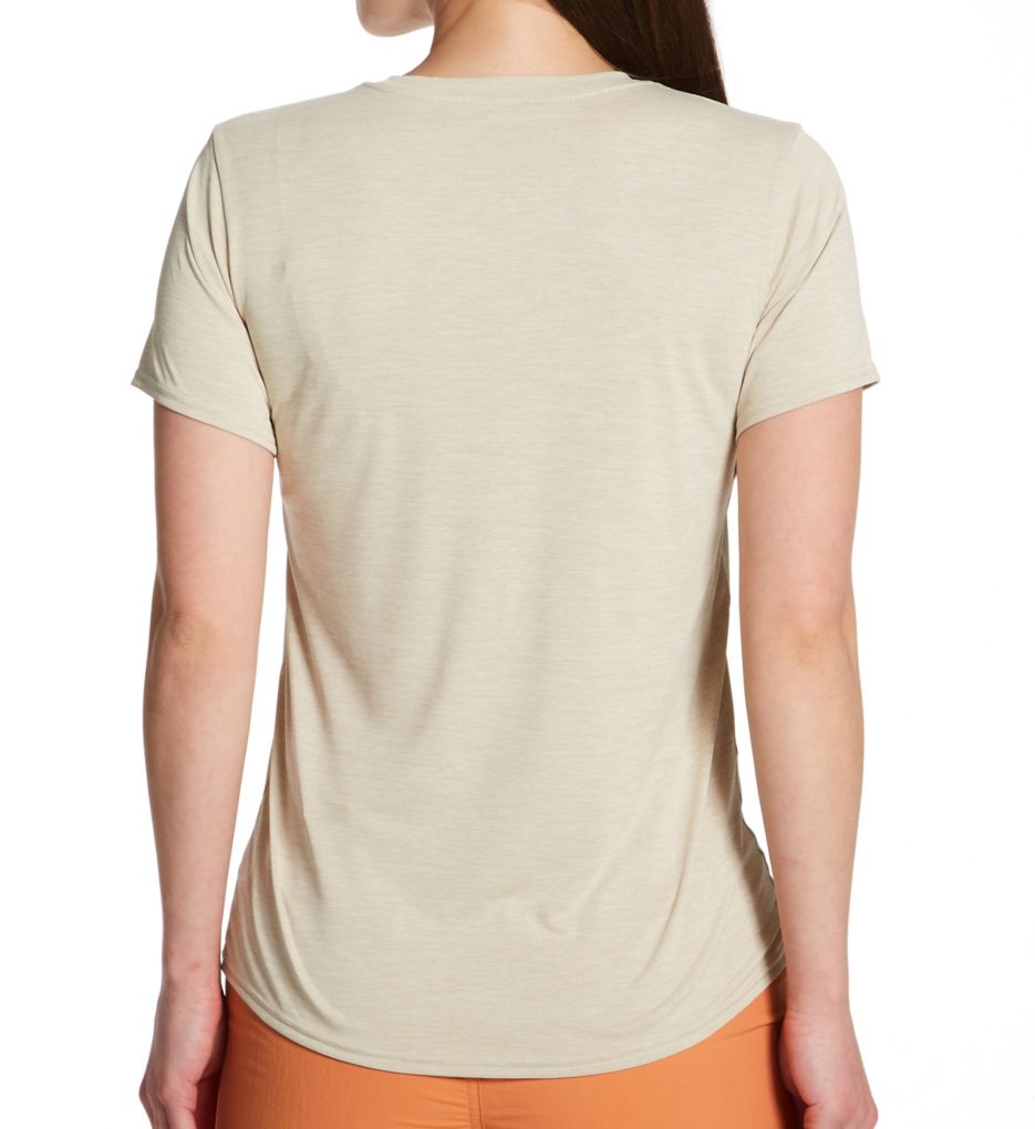 Patagonia Capilene Cool Daily Crew Neck Short Sleeve Shirt Pumice/Dyno White 2X  - Image 2